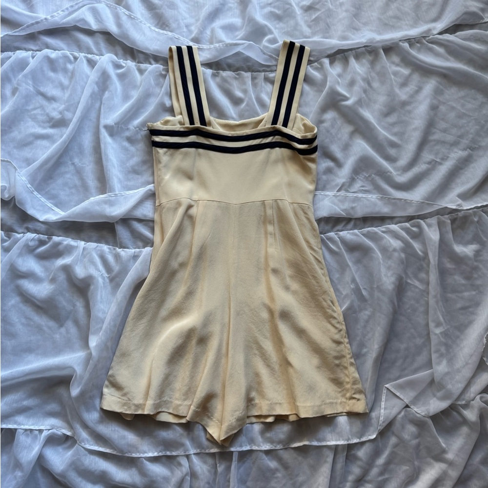 Betsey Johnson Vintage Silk Sailor Romper - Picture 9 of 9